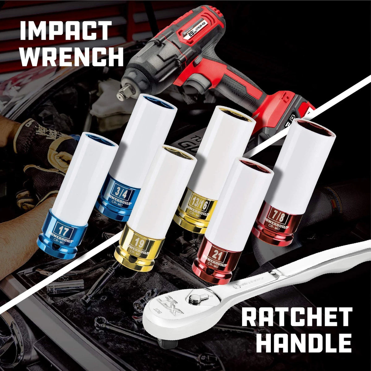 3/4 Inch Drive Impact Lug Nut Socket for Powerbuilt