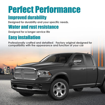 Black Steel Front Bumper for Dodge Ram 1500 (2013–2018) with Fog Light Holes