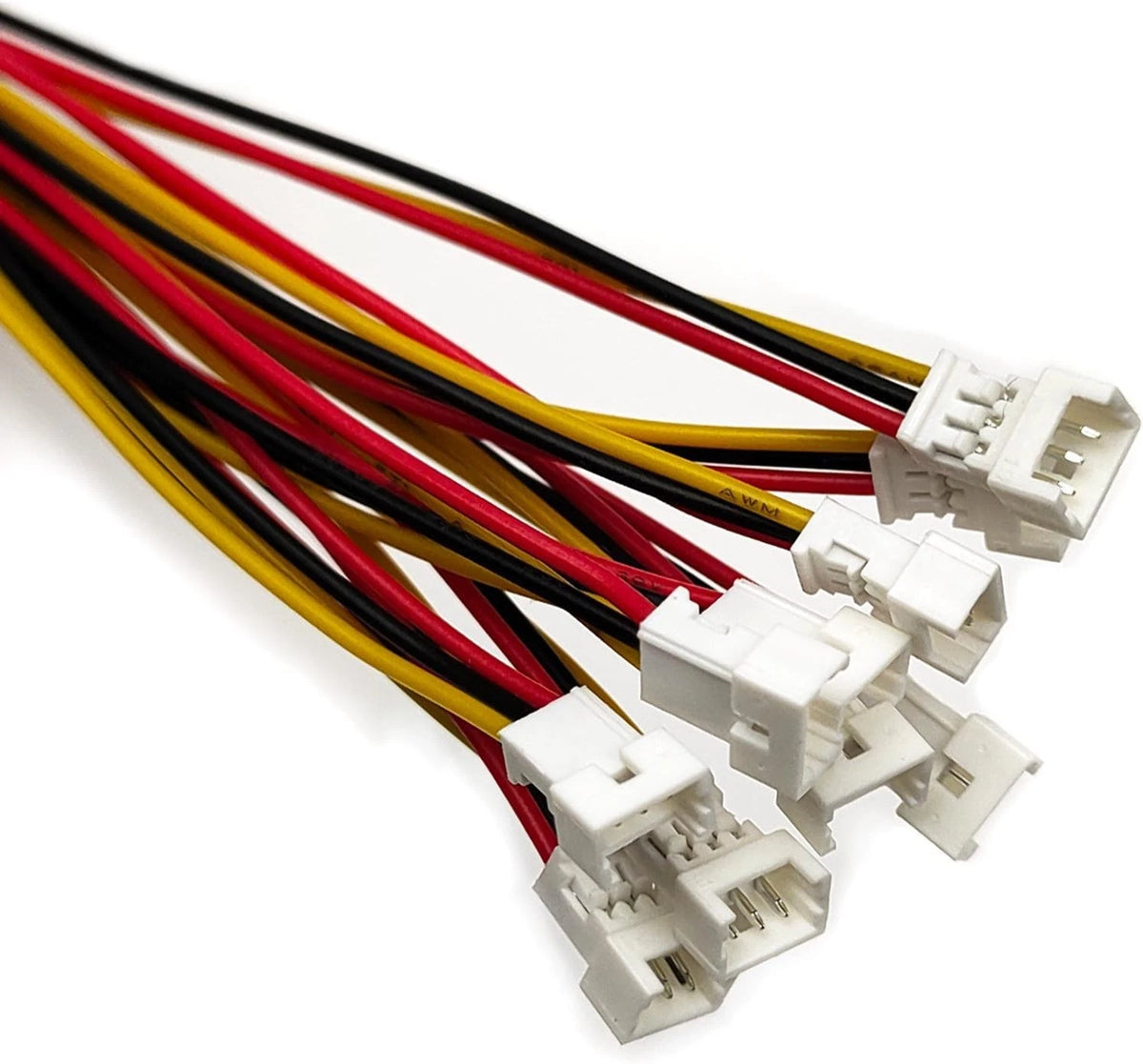 10 Pairs JST Connectors 1.25mm 3 Pin Micro Male Female Plug