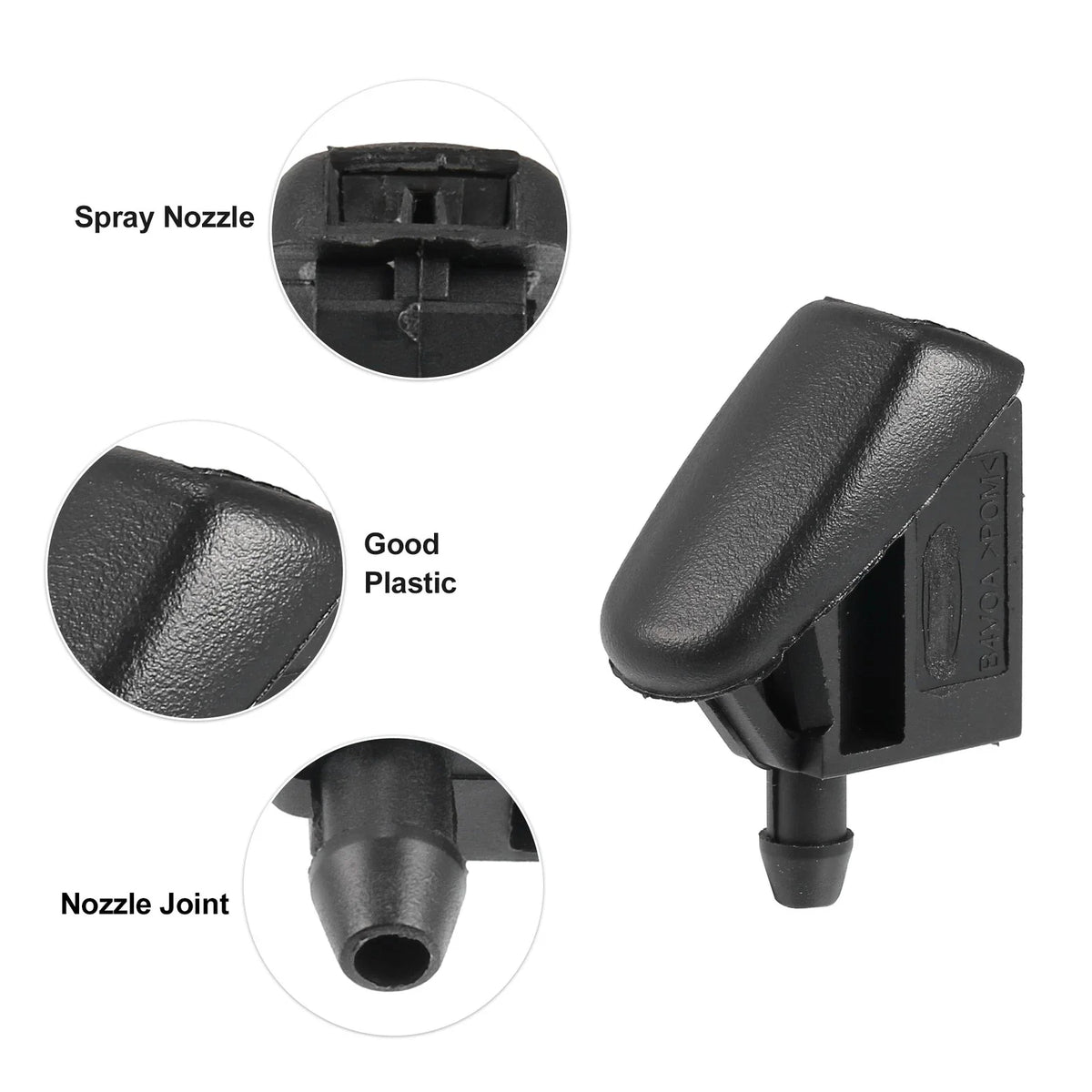 Set of 4 Windshield Washer Nozzles for Ford Focus MK2 (2004–2011) No.BM5117666AB