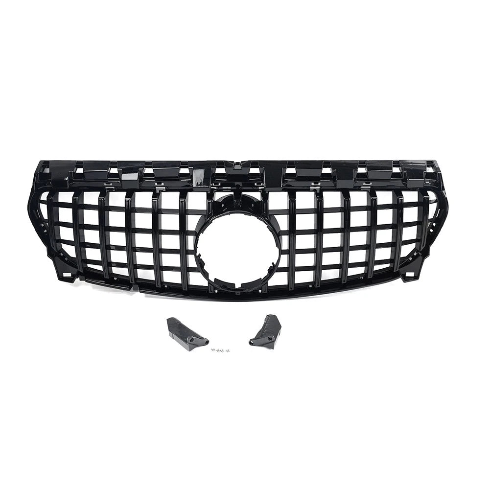 Front Bumper Grille for Benz CLA Class W177 C117 (2015–2019) Black