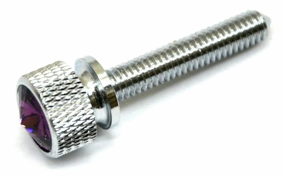 Set of 2 Dash Panel Screws for Kenworth Purple Jewel Chrome (UP#23818)