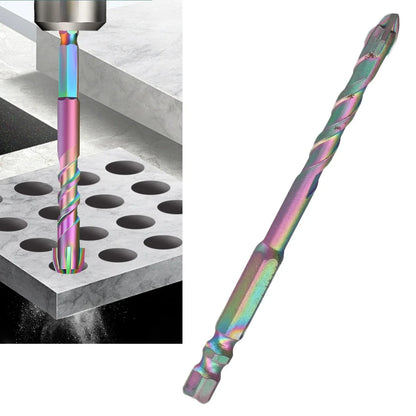Set of 4 Carbide Drill Bits for Glass Wood Metal Tiles (6mm, 8mm, 10mm, 12mm)