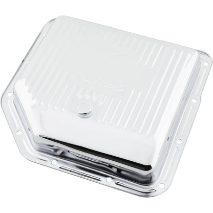 Chrome Steel TH350 Transmission Pan for 91022801