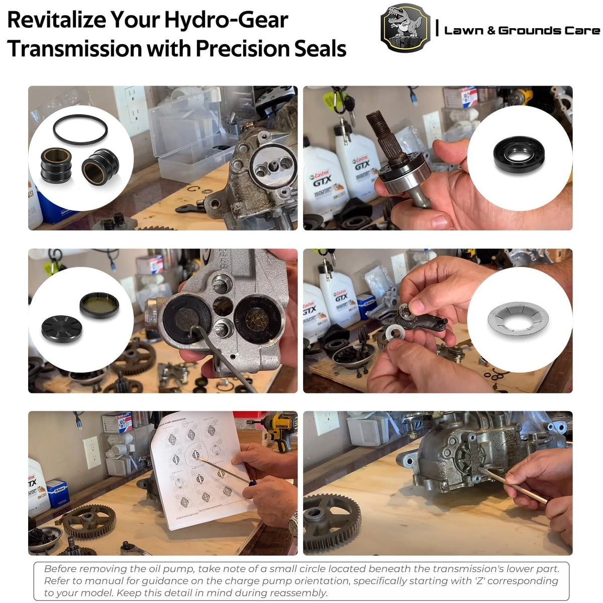 Transaxle Seal Service Kit for Hydro-Gear ZT-2800 ZT-3100 ZT-3200