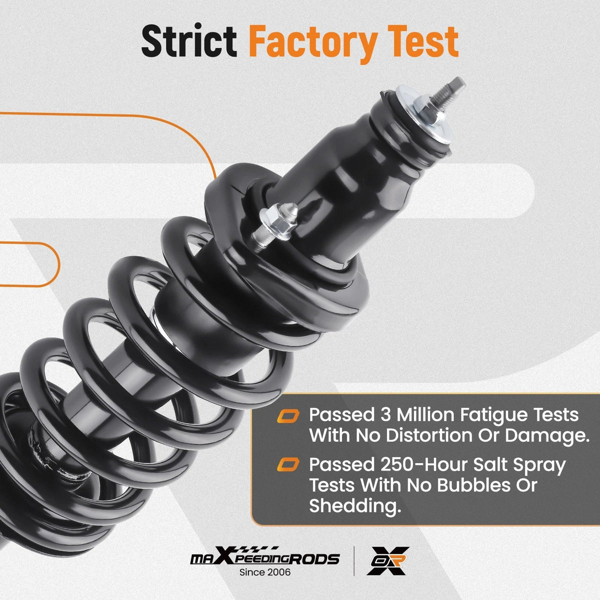 Pair Rear Struts with Coil Spring Suspension Kit for Subaru Outback (2015–2017)