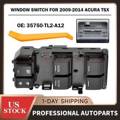 Master Power Door Window Switch 35750-TL2-A12 for Acura TSX (2009–2014)