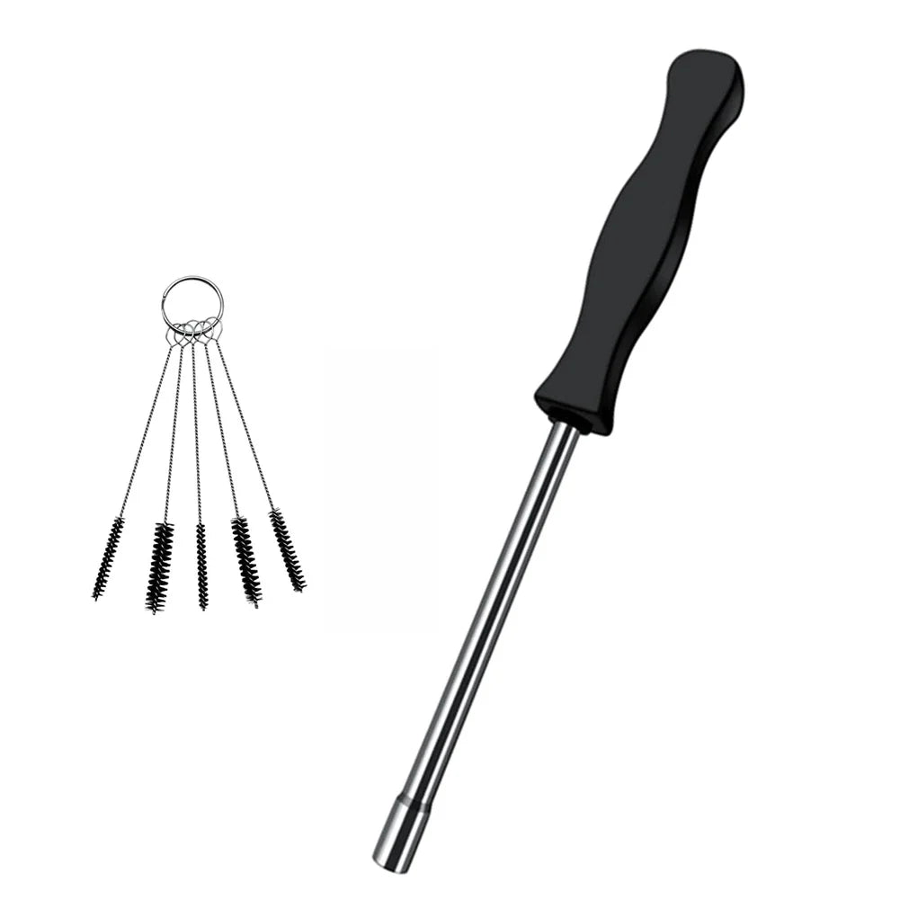 Set of 5 Jet Brushes with 4mm Hex Adjusting Tool for Comprehensive Maintenance