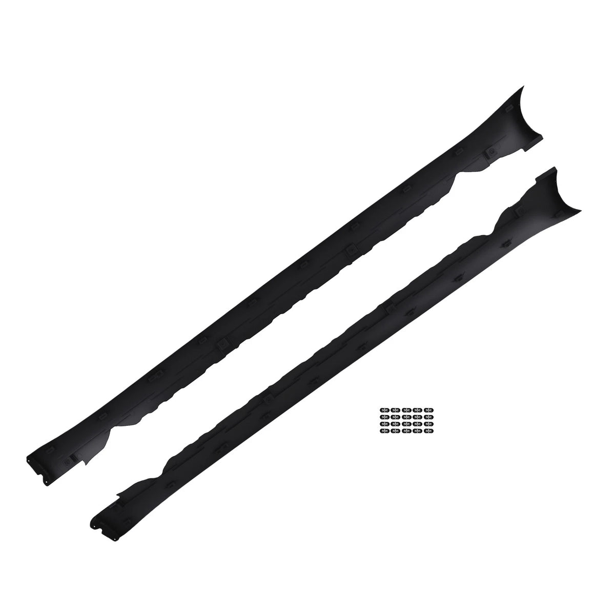 Set of 2 Side Skirt Body Extensions for Tesla Model 3 (2017–2024) 1089830-00-D, 1089831-00-D
