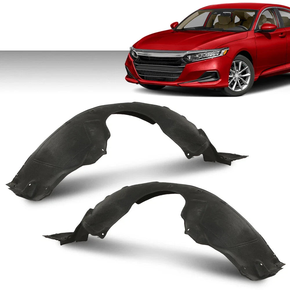 Set of 2 Front Fender Liner Splash Shields for Honda Accord (2018–2021)