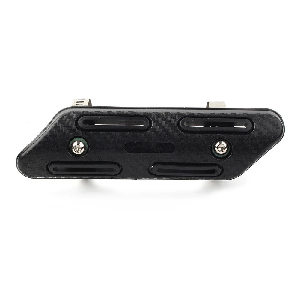 Universal Black Exhaust Muffler Pipe Heat Shield Cover for Motorcycle