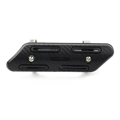 Universal Black Exhaust Muffler Pipe Heat Shield Cover for Motorcycle
