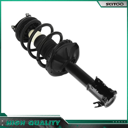 Set of 2 Complete Strut Coil Springs & Mounts for Nissan Sentra (2000–2001)