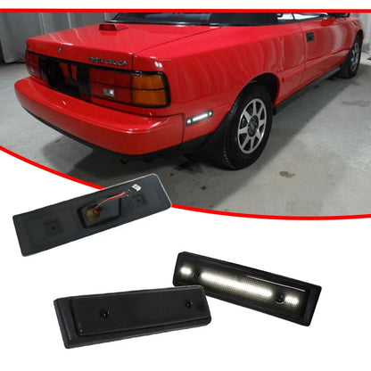 2X Smoked Lens Rear LED Fender Side Marker Lights for Toyota Celica (1986–1989)