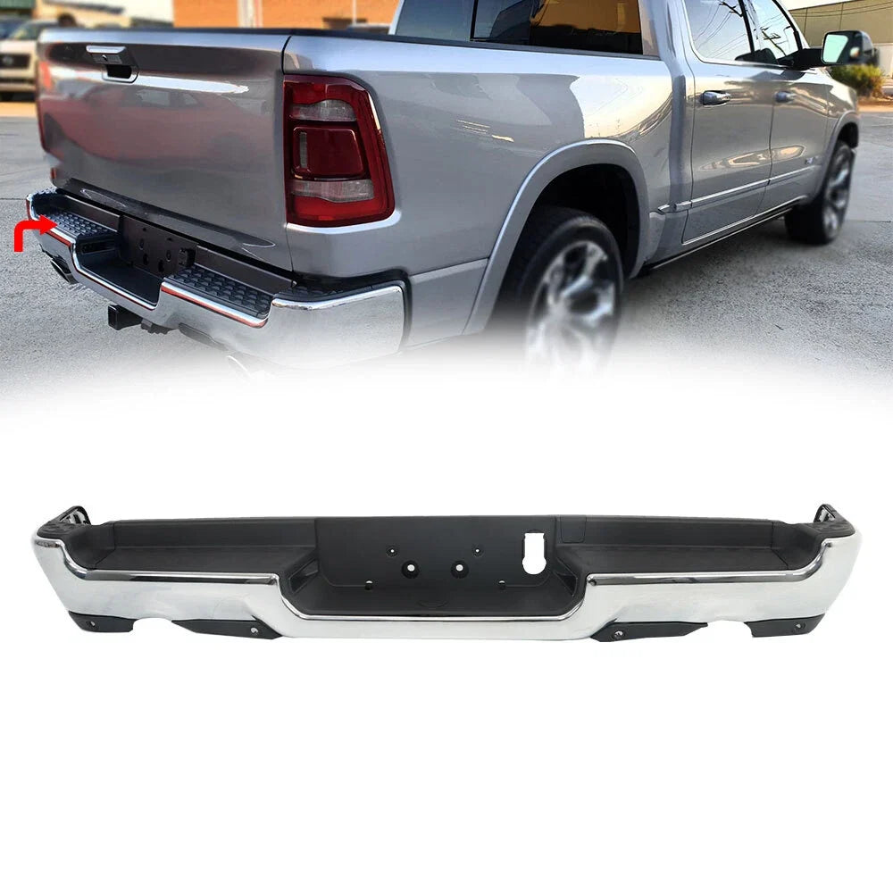 Chrome Rear Bumper Assembly for RAM 1500 (2019–2023)