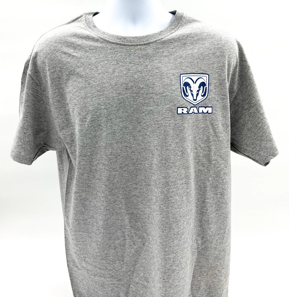 Licensed Graphic T-Shirt for Dodge Ram Truck XL Gray (2002–2024)