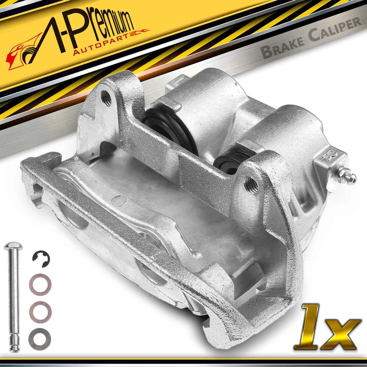 Front Left Disc Brake Caliper w/ Bracket for Ford Mustang (2003–2004) ‎3R3Z2B121AA, 18-B5122