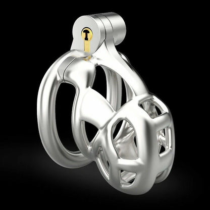 Stainless Steel Male Chastity Device Mamba Cage 45mm