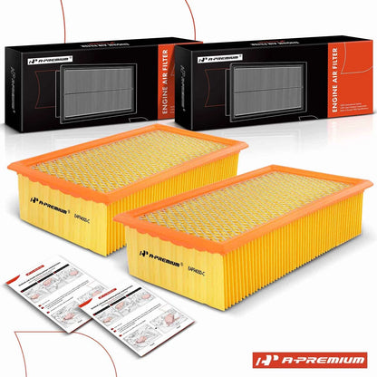 2X Engine Air Filter for Ford F-250 F-350 F-450 F-550 Super Duty (1999–2003)