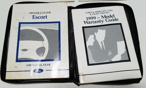 Owner's Guide for Ford Escort (1999) - OEM with Case