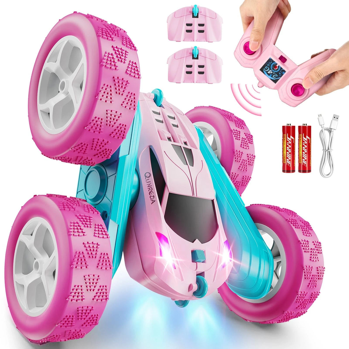 Pink Remote Control Car for Girls (2.4 GHz)