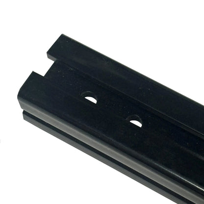 SPI Black Snow Slide Rail Wearstrip for Arctic Cat, Yamaha 56" Profile 2 (40-8)