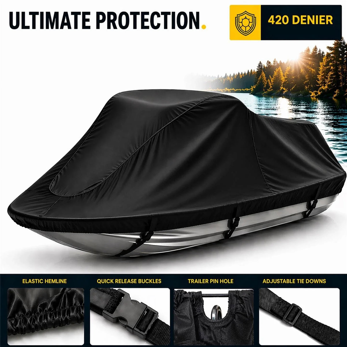 Jet Ski Cover for Sea Doo GTI (2017–2018)