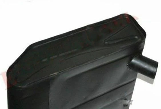 Black Steel Fuel Gas Tank with Lock Cap for Willys CJ 46-64