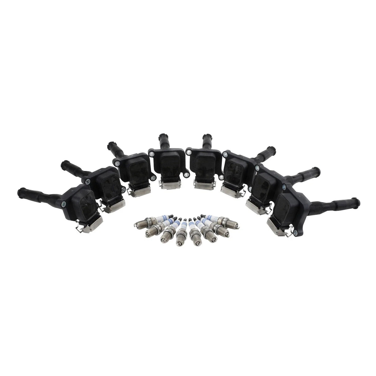 Set of 8 Ignition Coils & 8 Iridium Spark Plugs for BMW Chevy Honda