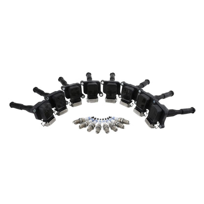 Set of 8 Ignition Coils & 8 Iridium Spark Plugs for BMW Chevy Honda