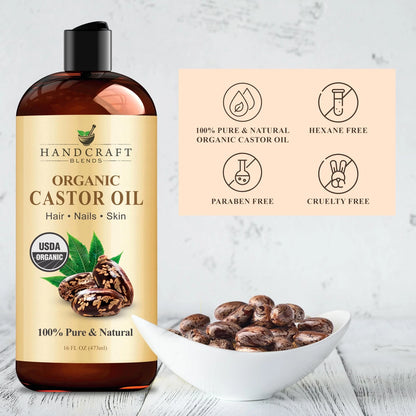 Castor Oil Pack for Handcraft Blends (16 Fl Oz)