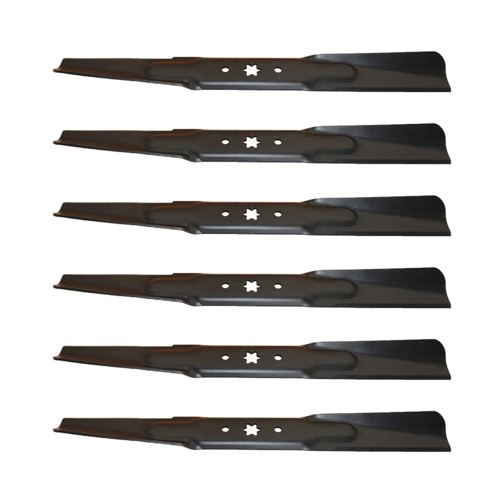 6PK Lawn Mower Blades for Cub Cadet (Fits 942-04290, 742-04244)