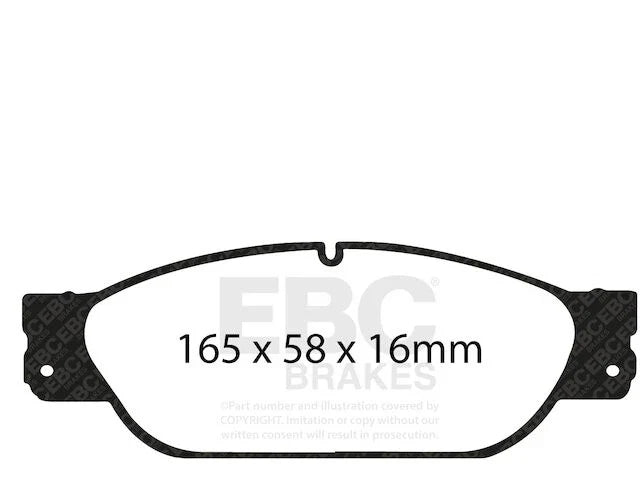 Front Brake Pad Set for Jaguar XJ8 (2004–2006) FJ223CT