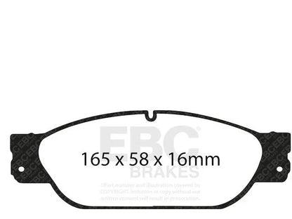 Front Brake Pad Set for Jaguar XJ8 (2004–2006) FJ223CT