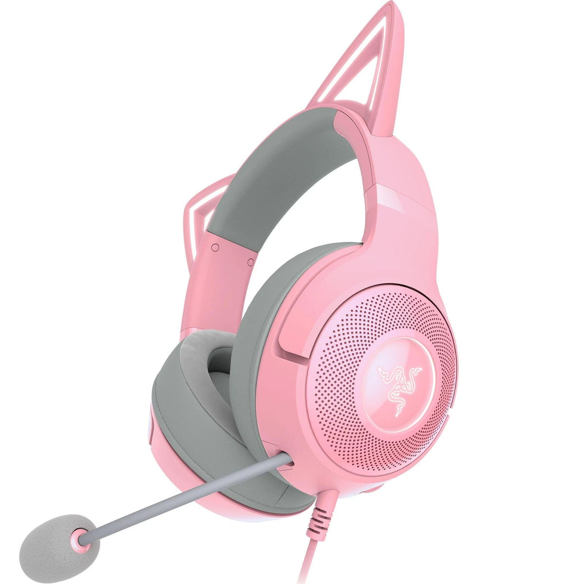 Razer Kraken Kitty V2 Wired Headset Quartz Pink (2) Chroma RGB