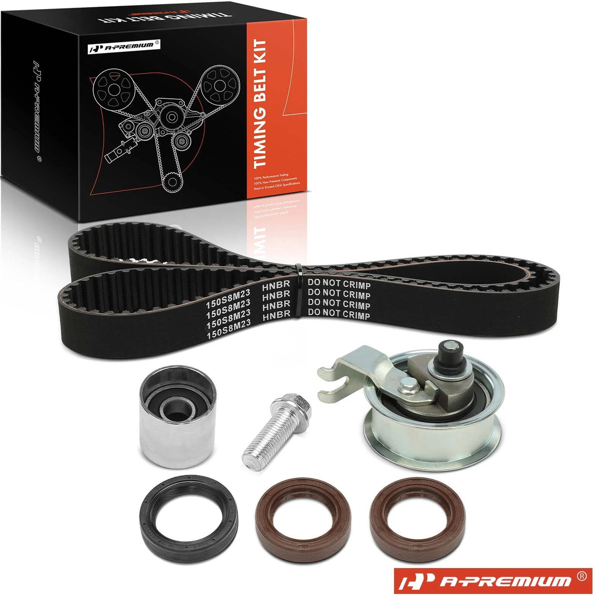 6X Timing Belt Kit for VW Jetta Beetle Golf Audi TT (2000) - 2523062, TCK306B