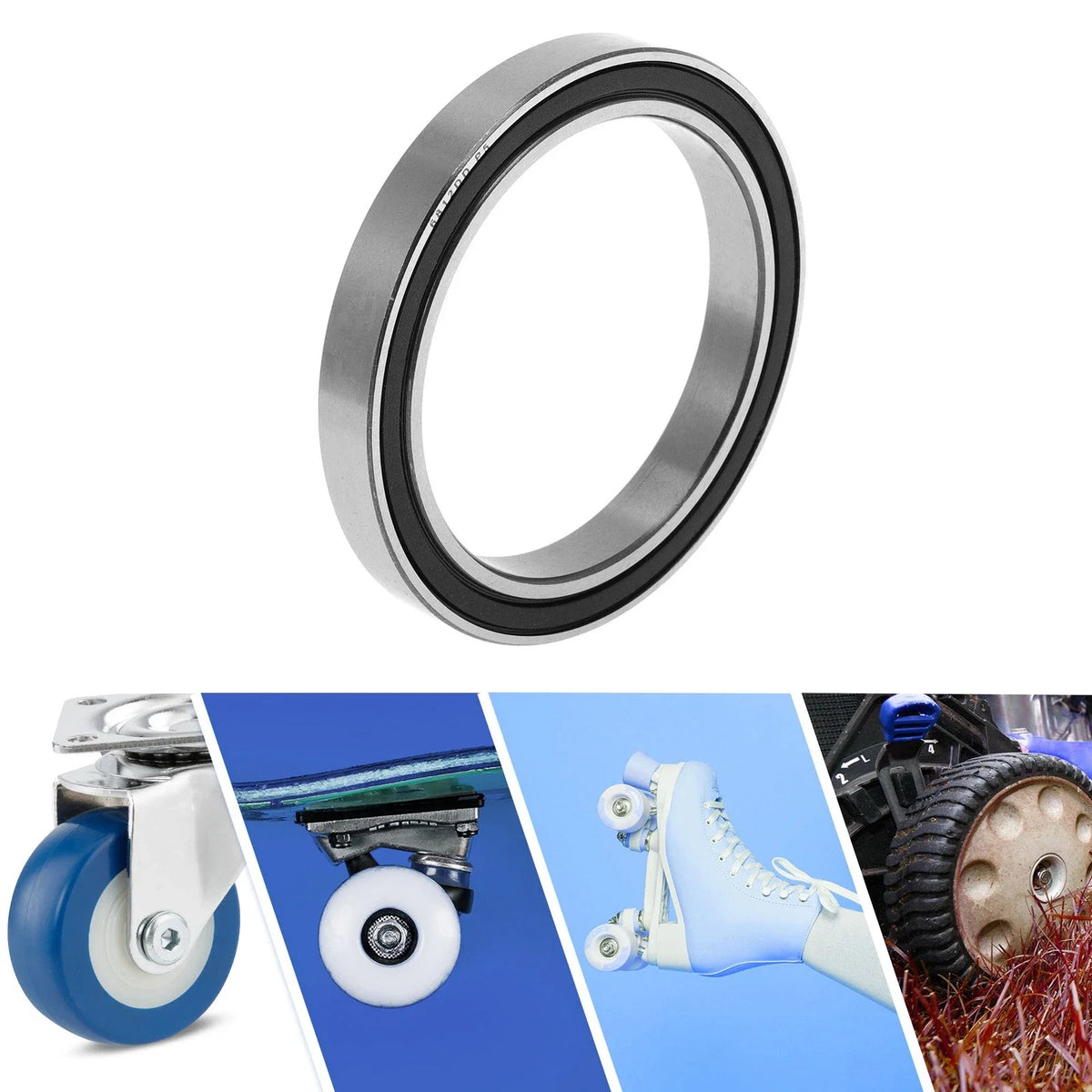 Deep Groove Ball Bearing 6812DD for Scooter Skateboard Wheel (60x78x10mm)