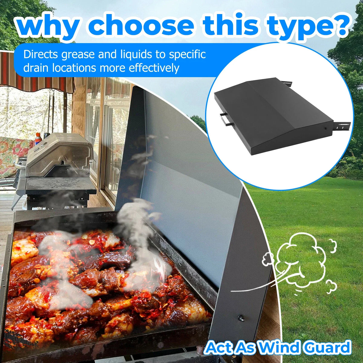 Hinged Lid Cover for Blackstone 36" Griddle