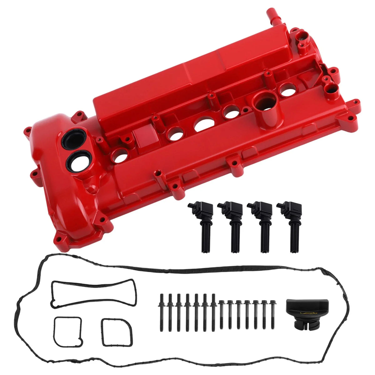 Aluminum Valve Cover + Coils for Ford Fusion Escape Focus (2012–2020)