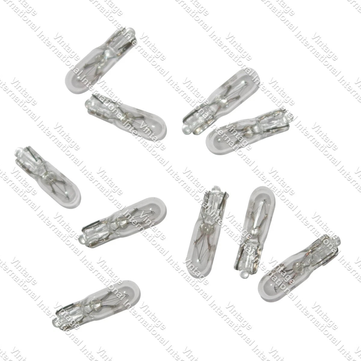 10x Capless Wedge Bulb Indicator Dash Light Bulbs 12V 1.2W for Auto