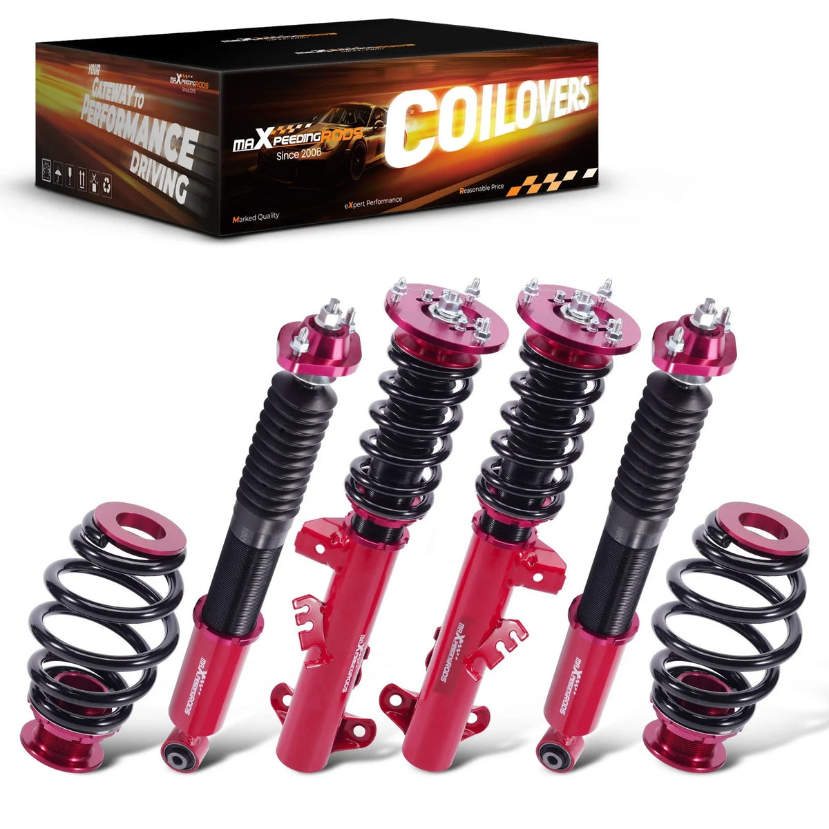 Coilovers Shocks + Springs Kit for BMW E36 3 Series (1992–1999)