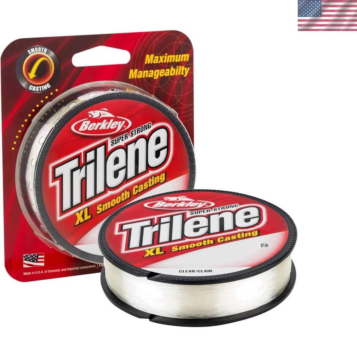 300 Yards Trilene XL Monofilament Fishing Line 6-Pound Break Strength