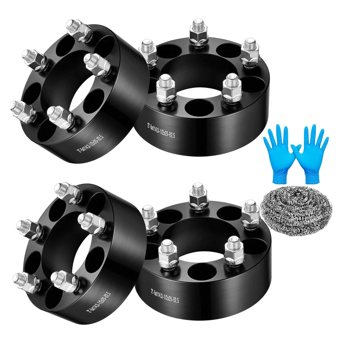 Set of 4 Wheel Spacers for Ford Ranger (1983–2011) 2" 5x4.5 5x114.3
