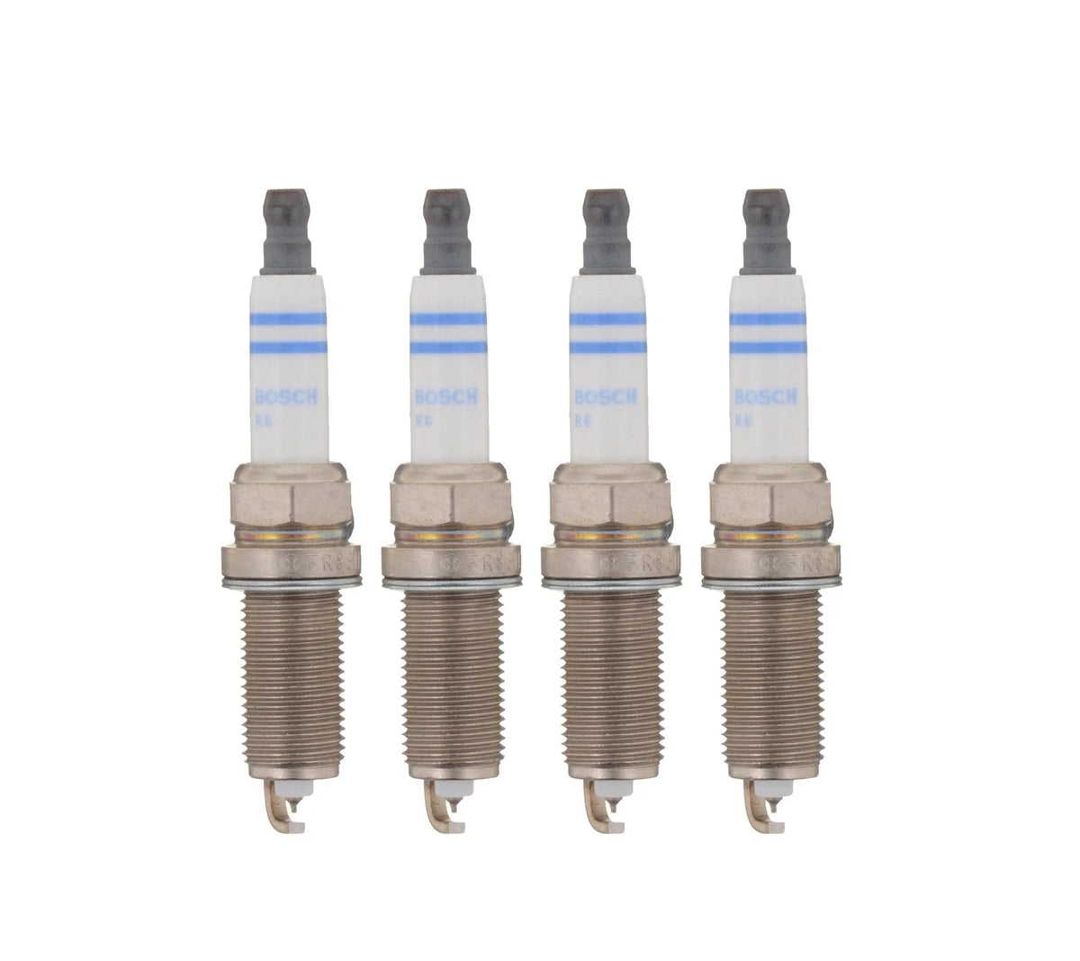 Set of 4 Bosch Double Iridium Spark Plugs for Dodge Ram Fiat (1.4–6.4)