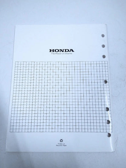 Carburetion Manual for Honda Marine TM044Z