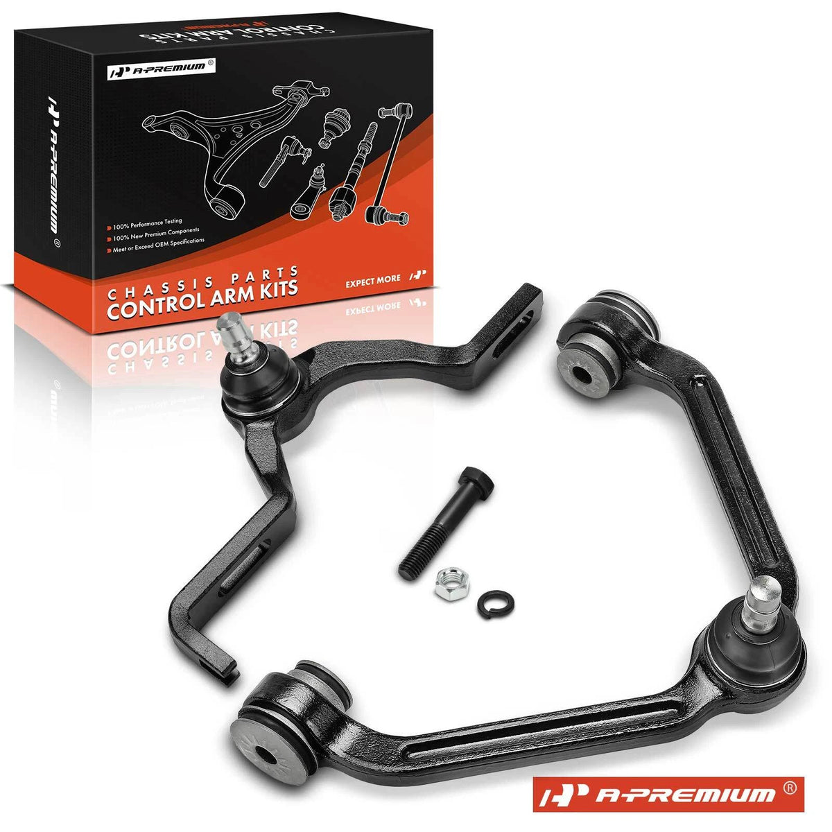 2X Front Upper Control Arm & Ball Joint for Ford Explorer Mazda B2500 (1991–2001) - F7T23082R, F7ZZ3082CA, 1F6035211, 1F6035211A, 1F7035211