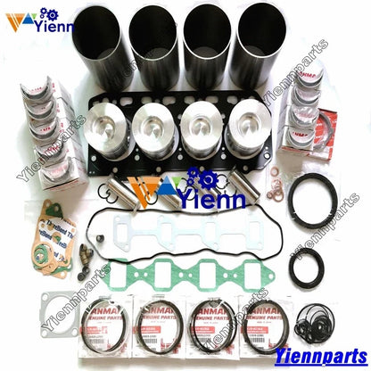Crankshaft Overhaul Rebuild Kit for Yanmar 4TN84E 4TN84-RJK (John Deere 1070)