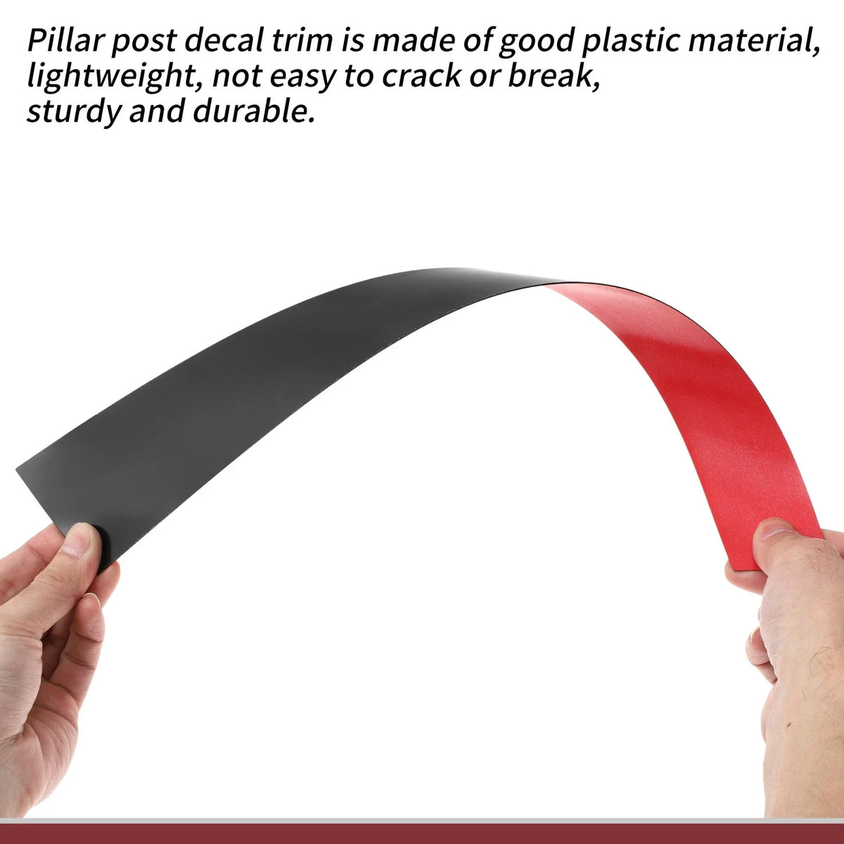 Door Pillar Window Trim for Ford F250 (1999–2014) Black