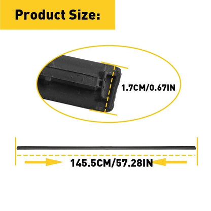 Set of 2 Black Roof Top Trim Molding for Toyota Camry (2007–2011)