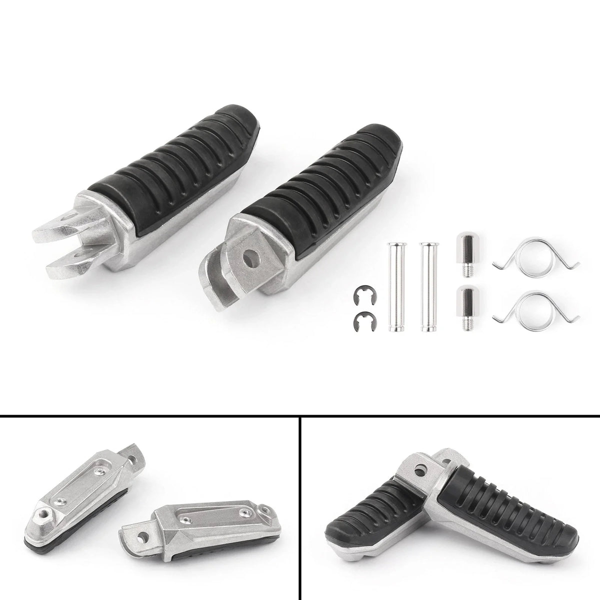 Front Footrests Foot Pegs for Suzuki V-Strom DL650 DL1000 GSX1250 GSX1300 GSR600
